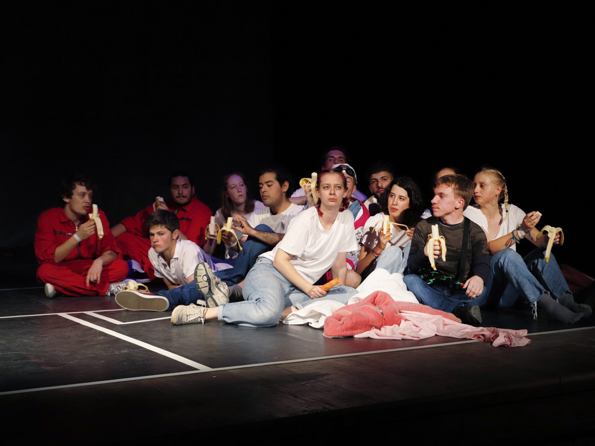 Bühnenbild aus dem Theaterstück Ganz Nah